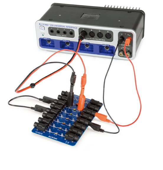 EX-5524A  RC諧振電路&LRC諧振電路&歐姆定律&基爾霍夫電壓和電流定律&電阻實驗